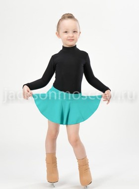  Детская юбка Калинка мятная для фигурного катания 